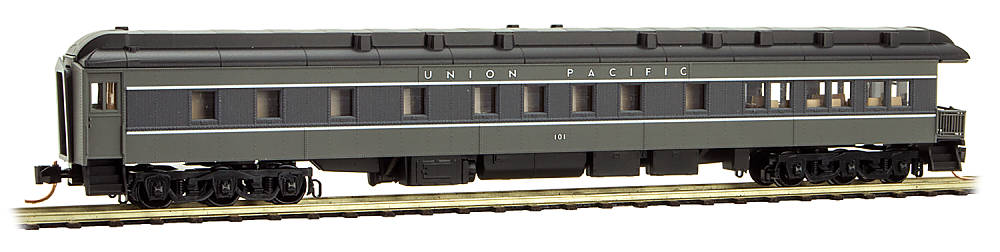 N Scale - Micro-Trains - 144 00 191 - Passenger Car, Heavyweight, Pullman, Observation - Union Pacific - 101