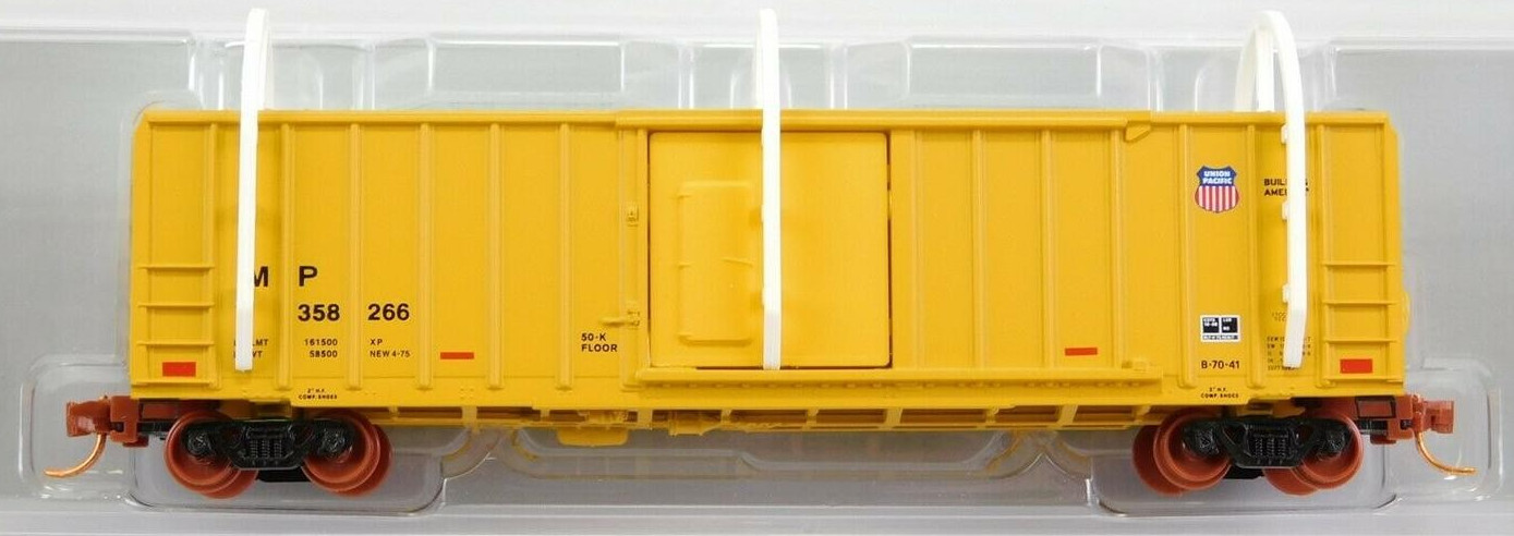 N Scale - Micro-Trains - NSE MTL 12-90 - Boxcar, 50 Foot, FMC, 5077 - Union Pacific - 358266