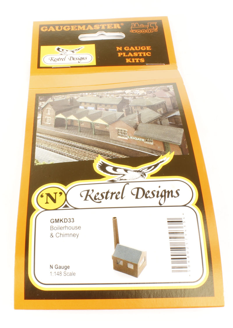 N Scale - Kestrel Designs - GMKD33 - Industrial Structures - Boilerhouse & Chimney Kit