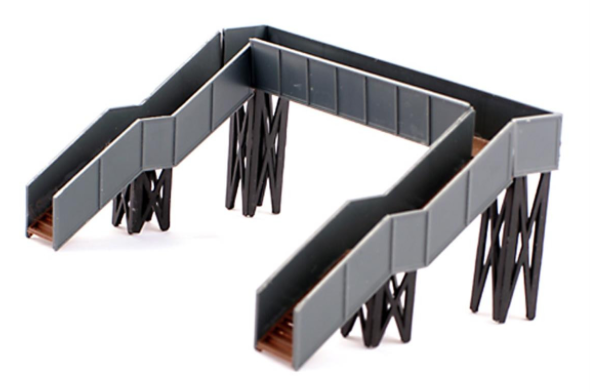 N Scale - Kestrel Designs - GMKD38 - Railroad Structures - Steel Footbridge Kit