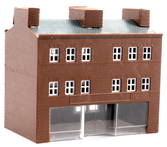 N Scale - Kestrel Designs - GMKD28 - Commercial Structures - Three Storey Town Shop Kit