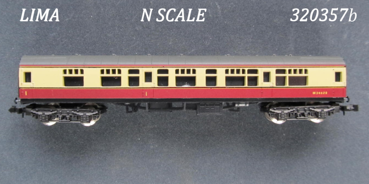 N Scale - Lima - 320357 - Passenger Car, British Rail, Mark 1 Coach - British Rail - M 34628