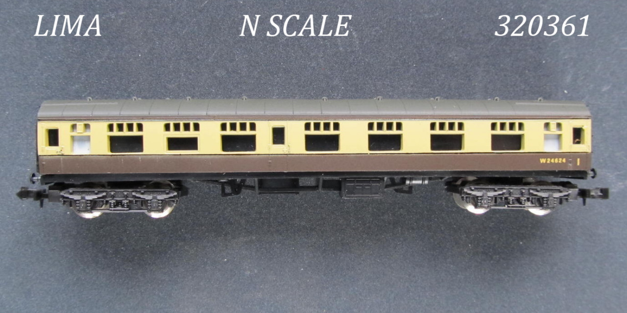 N Scale - Lima - 320361 - Passenger Car, British Rail, Mark 1 Coach - British Rail - W 24624