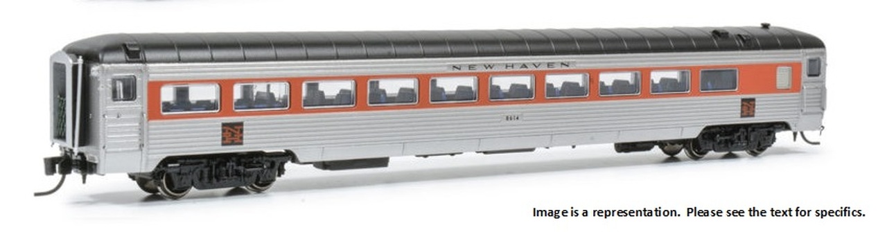 N Scale - Rapido Trains - 517011 - Passenger Car, Lightweight, Os...