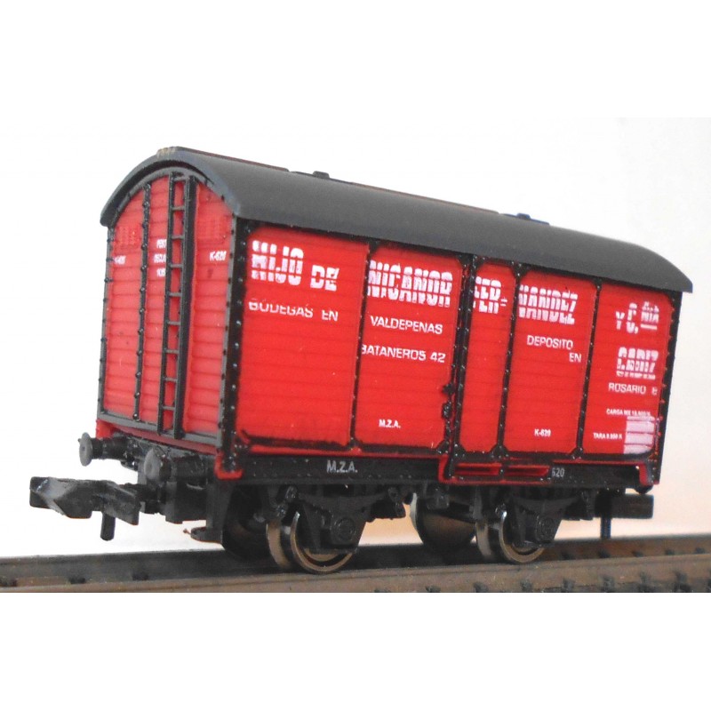 N Scale - K*train - 1704-I - Tank Car, Wine Barrel - MZA - K-620