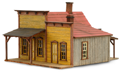N Scale - Wild West Scale Model Builders - 105 - Commercial Structures