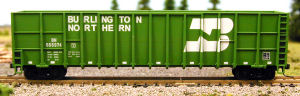 N Scale - Deluxe Innovations - 10010-6 - Gondola, Woodchip - Burlington Northern - 6 numbers