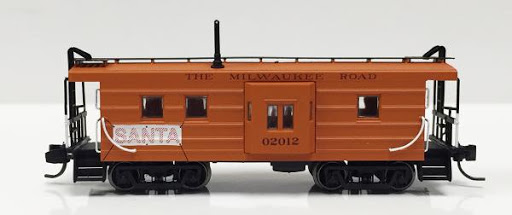 N Scale - Fox Valley - 91028 - Caboose, Bay Window - Merry Christmas - 02012