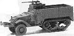 N Scale - GHQ Models - 58002 - M3A1 Halftrack - Undecorated