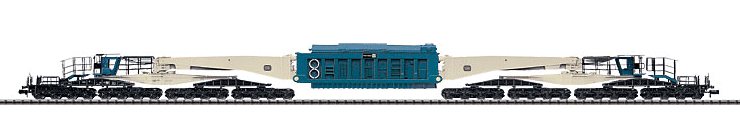 N Scale - Minitrix - 15226 - Schnabel Car, Uaai 839 - Deutsche Bundesbahn