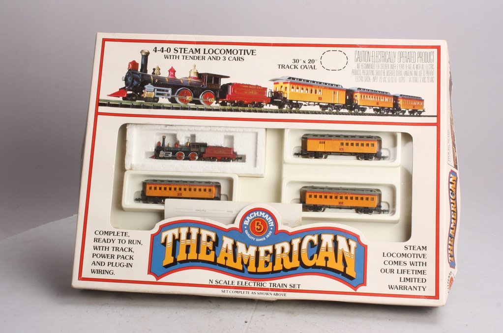 N Scale - Bachmann - 4405 - Freight Train, Steam, North American, Old Time - Union Pacific - The American