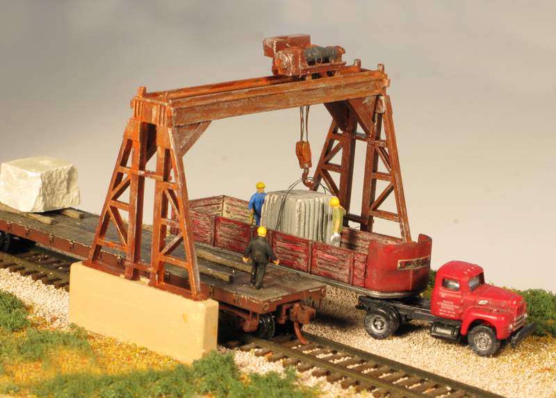 N Scale - Monroe Models - 9301 - Overhead Gantry Crane - Railroad Structures - Overhad Gantry Crane