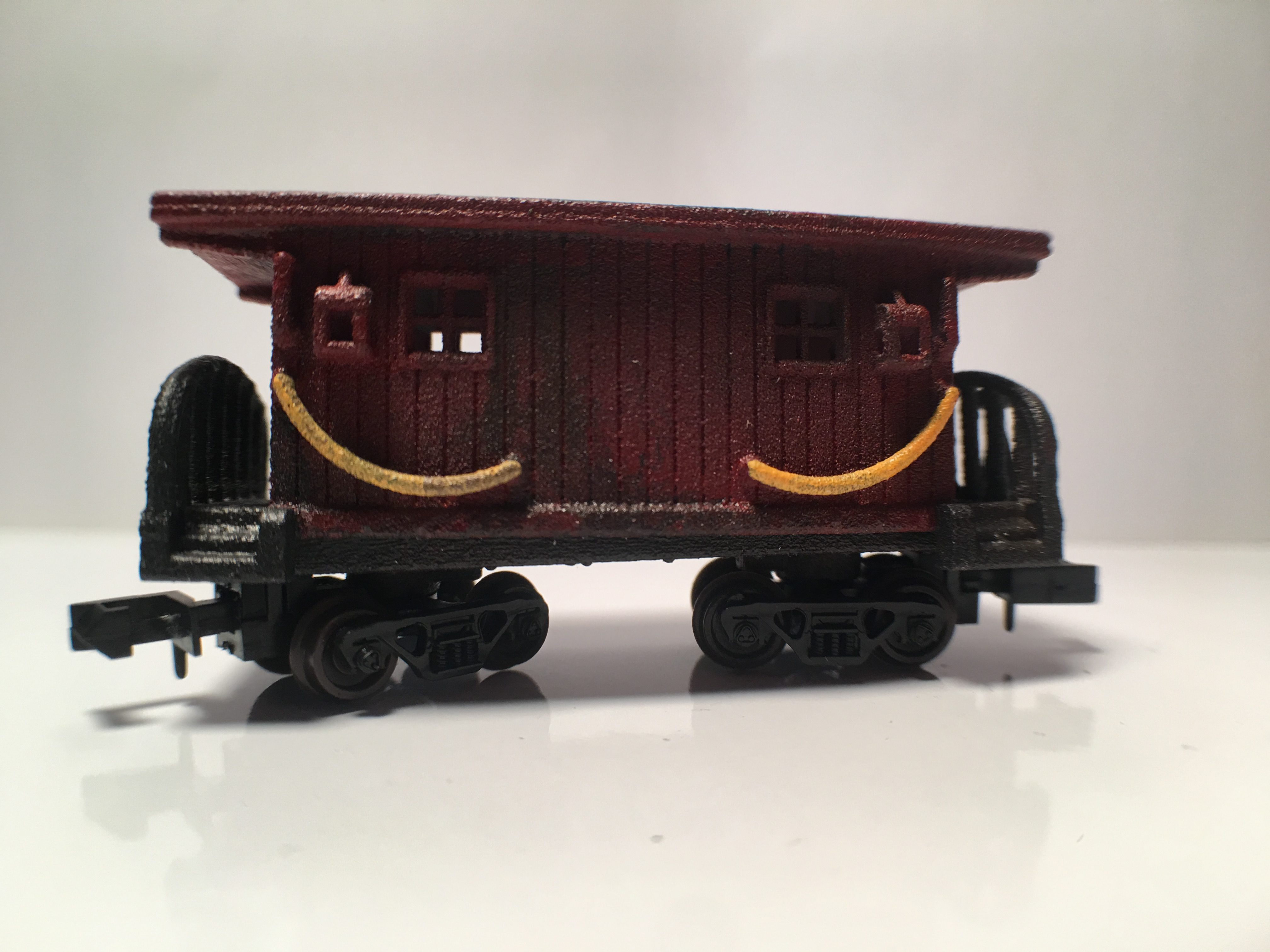 N Scale - B&T Model - Caboose - Caboose, Transfer - Painted/Unlettered