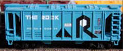 N Scale - Deluxe Innovations - 72012 - Covered Hopper, 2-Bay, ACF 36 Foot - Rock Island - 2 numbers