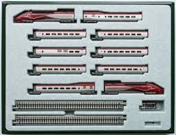 N Scale - Kato Lemke - 10-918 - Passenger Train, Electric, TGV - Thalys - 4345
