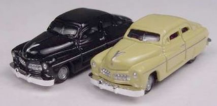 N Scale - Classic Metal Works - 50217 - Automobile, Mercury, Eight Sedan - Painted/Unlettered - 1949 Mercury Eight 2-door Sedan