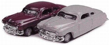 N Scale - Classic Metal Works - 50222 - Automobile, Hudson, Hornet - Painted/Unlettered - 1951 Hudson Hornet Coupe