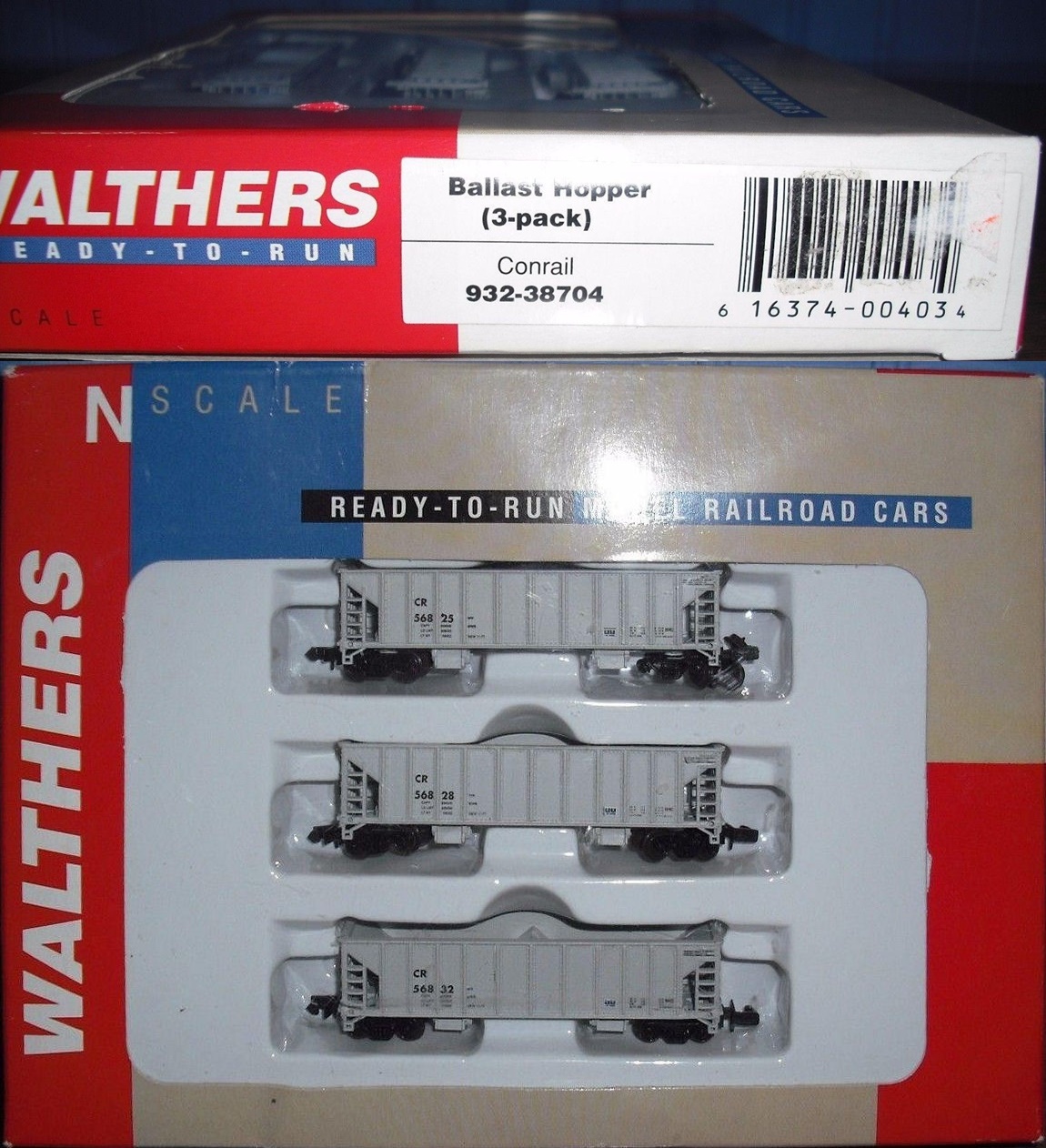 N Scale Walthers 932 38704 Open Hopper Ballast 100 Ton