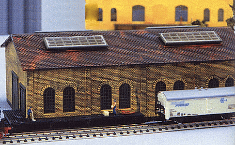 N Scale - Heljan - b675 - Warehouse - Industrial Structures - Appliance Warehouse