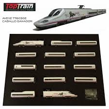 N Scale - TopTrain - 60302 - Passenger Train, Electric, AVE Serie 102 - Renfe - 112 00x