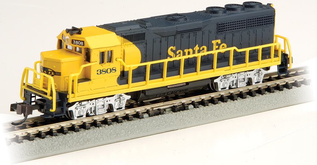 N Scale - Bachmann - 63563 - Locomotive, Diesel, EMD GP40 - Santa Fe - 3808