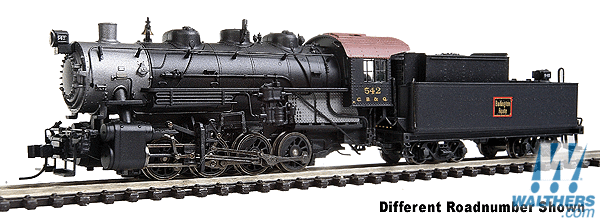 N Scale - Life-Like - 929-70002 - Locomotive, Steam, 0-8-0 USRA - Burlington Route - 548