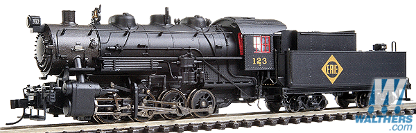 N Scale - Life-Like - 929-70003 - Locomotive, Steam, 0-8-0 USRA - Erie - 123