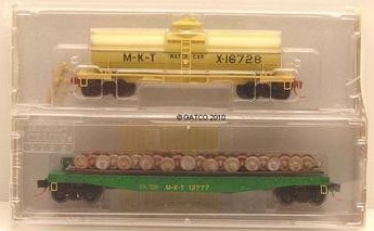 N Scale - Micro-Trains - NSC MTL 10-08 - Maintenance of Way Equipment, North American, Transition Era - Missouri-Kansas-Texas - 2-Pack