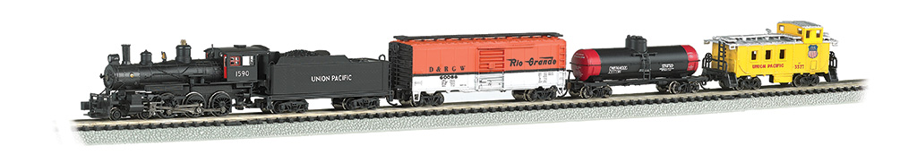 N Scale - Bachmann - 24133 - Freight Train, Steam, North American, Transition Era - Union Pacific - Whistle Stop Special