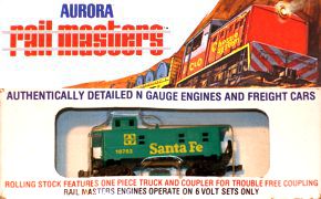 N Scale - Aurora Rail Masters - 5475-400G - Caboose, Cupola, Steel - Santa Fe - 10752