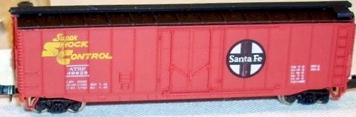 N Scale - Bachmann - 5446 - Boxcar, 50 Foot, Steel - Santa Fe - 49625