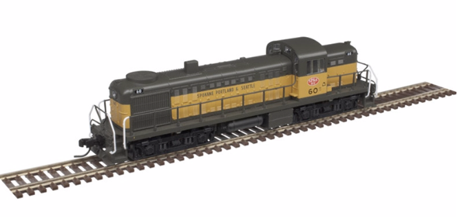 N Scale - Atlas - 40 004 617 - Locomotive, Diesel, Alco RS-2 - Spokane Portland & Seattle - 62