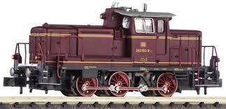 N Scale - Fleischmann - 722504 - Locomotive, Diesel, DB V60 - Deutsche Bundesbahn - 260 150-8