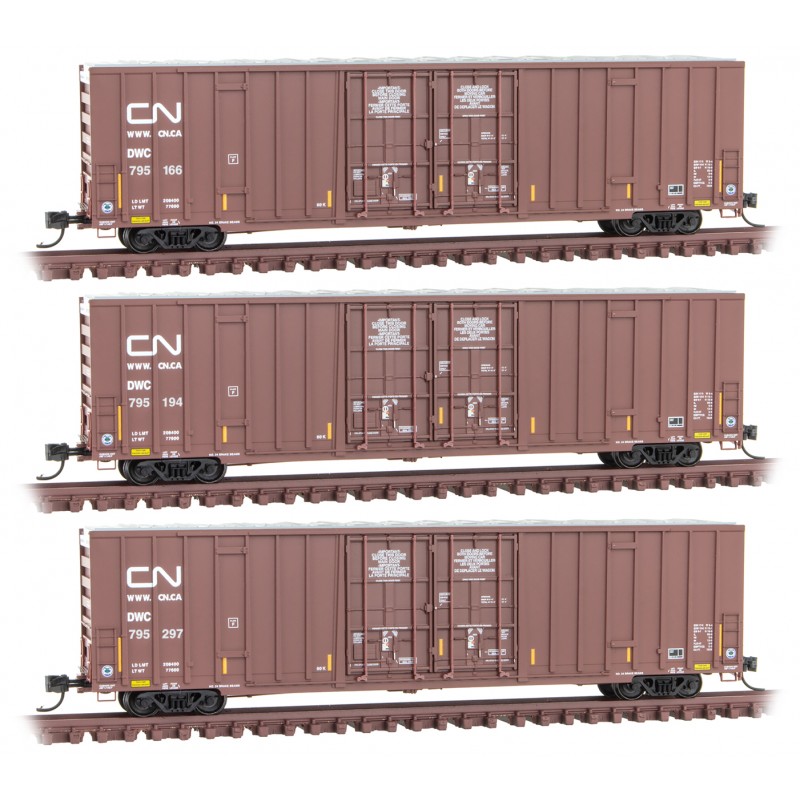 Micro-Trains # 10200830 The Sun 60' Box Car Excess Height with Light N-Scale