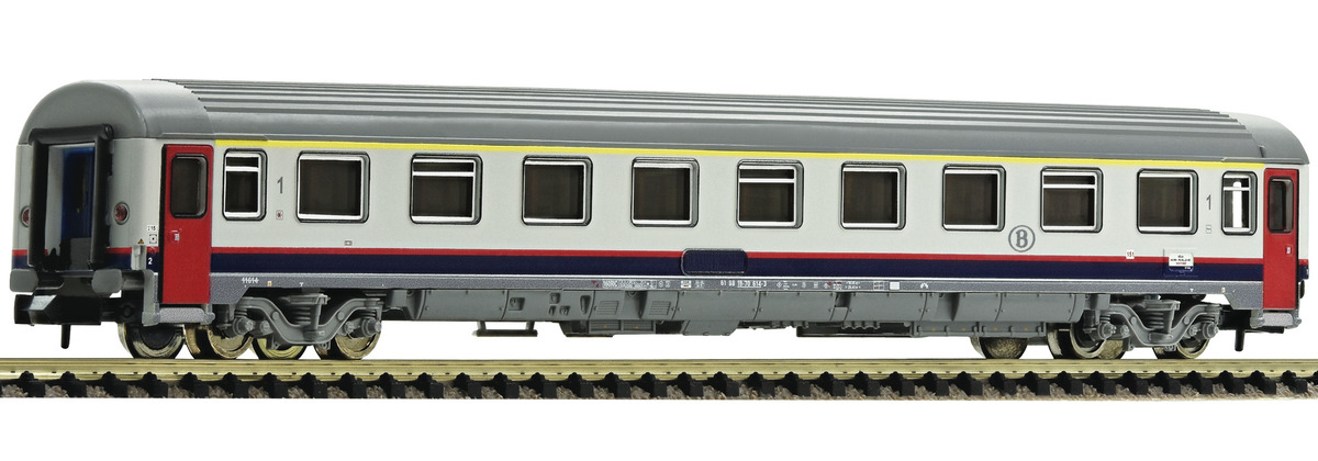 N Scale - Fleischmann - 814471 - Passenger Car, UIC, Type Z - SNCB/NMBS (Belgian National Railway) - 61 88 19-70 614-3