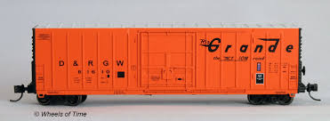 Wheels of Time 61190 PC&F 50ft Insulated Boxcar D&RGW 61589 N Scale 