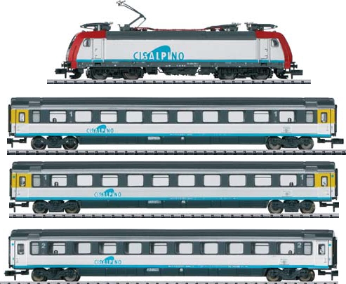 N Scale - Minitrix - 11629 - Passenger Train, Electric, Europe, Epoch V - SBB CFF FFS - 4-Pack