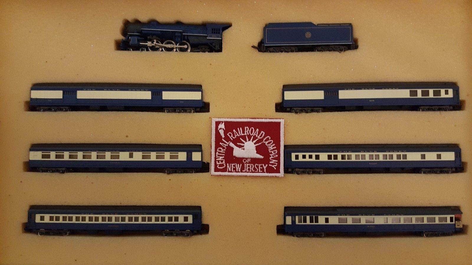 N Scale - Con-Cor - Limited Edition Set # 8 - Passenger Train, Steam, North American, Transition - Central Railroad of New Jersey - 7-Unit