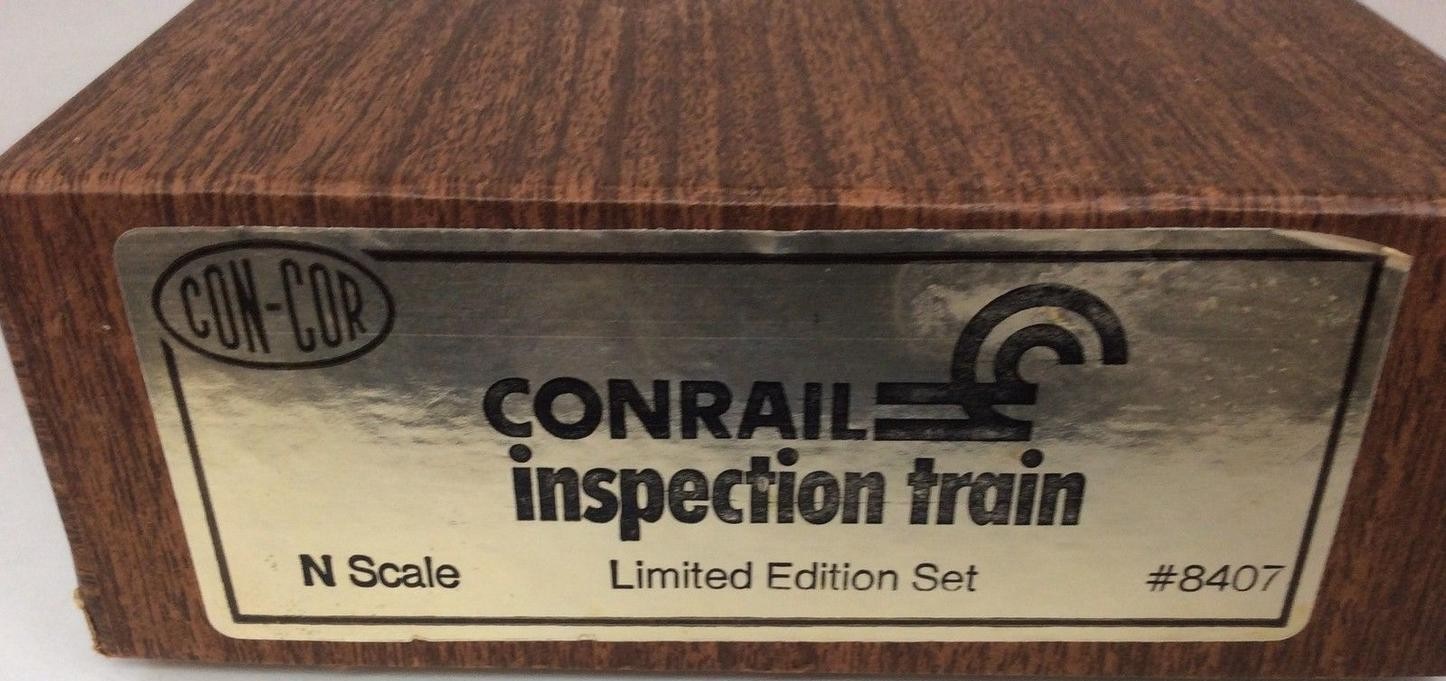 N Scale - Con-Cor - Limited Edition Set #17 / 8407 - Passenger Train, Diesel, North American, Transition Era - Conrail - 5-Unit
