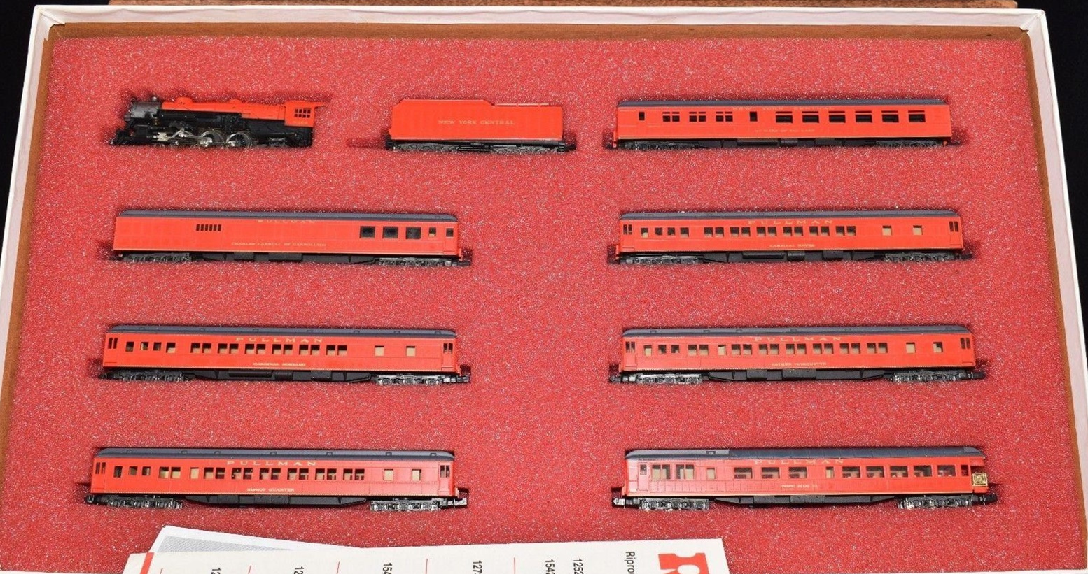 N Scale - Con-Cor - Limited Edition Set #22 / 8503 - Passenger Train, Steam, North American, Transition - New York Central - 8-Unit