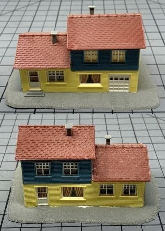 N Scale - Pola - 219 - House - Residential Structures - House with Garage