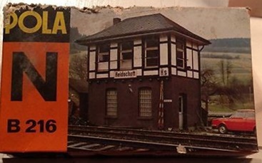 N Scale - Pola - 216 - Railroad Tower - Railroad Structures - Interlocking Tower