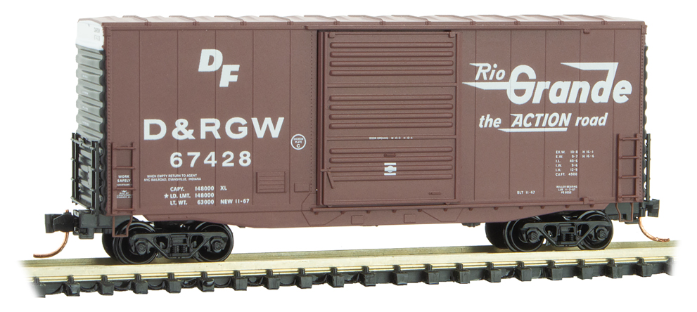 N Scale MICRO-TRAINS LINE 101 00 061 SOUTHERN PACIFIC 40' Hy-Cube Box Car 
