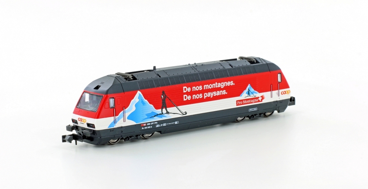 N Scale - Kato Lemke - K137123 - Locomotive, Electric, Re 460 - BLS (Bern–Lötschberg–Simplon)