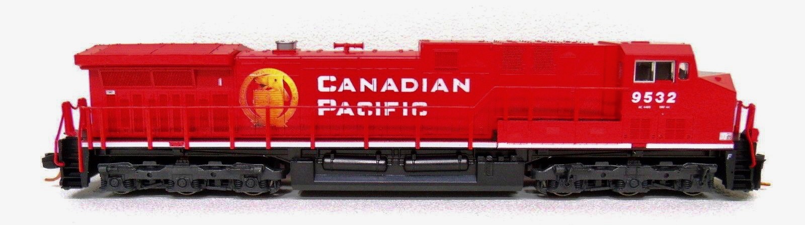 N Scale - Kato USA - 176-7214 - Locomotive, Diesel, GE AC4400CW - Canadian Pacific - 9532