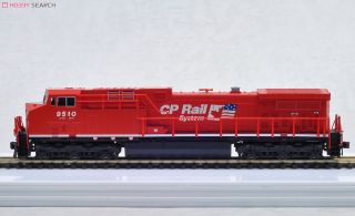 N Scale - Kato USA - 176-7211A - Locomotive, Diesel, GE AC4400CW - Canadian Pacific - 9510