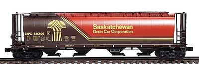 N Scale - InterMountain - 65122-09 - Covered Hopper, 4-Bay, Cylindrical - Saskatchewan Grain Car - 625130