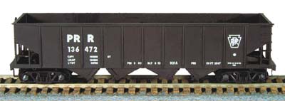 N Scale - Bowser - 38030 - Open Hopper, 4-Bay Steel H21a - Pennsylvania - 923601