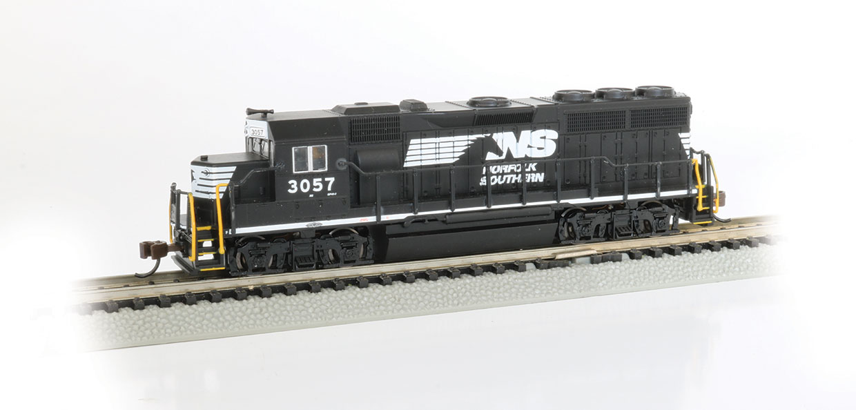N Scale - Bachmann - 66355 - Locomotive, Diesel, EMD GP40 - Norfolk Southern - 3057