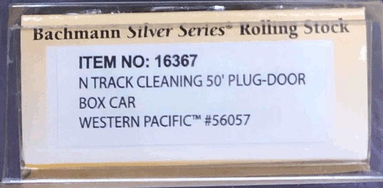 N Scale - Bachmann - 16367 - Cleaning Car - Western Pacific - 56057